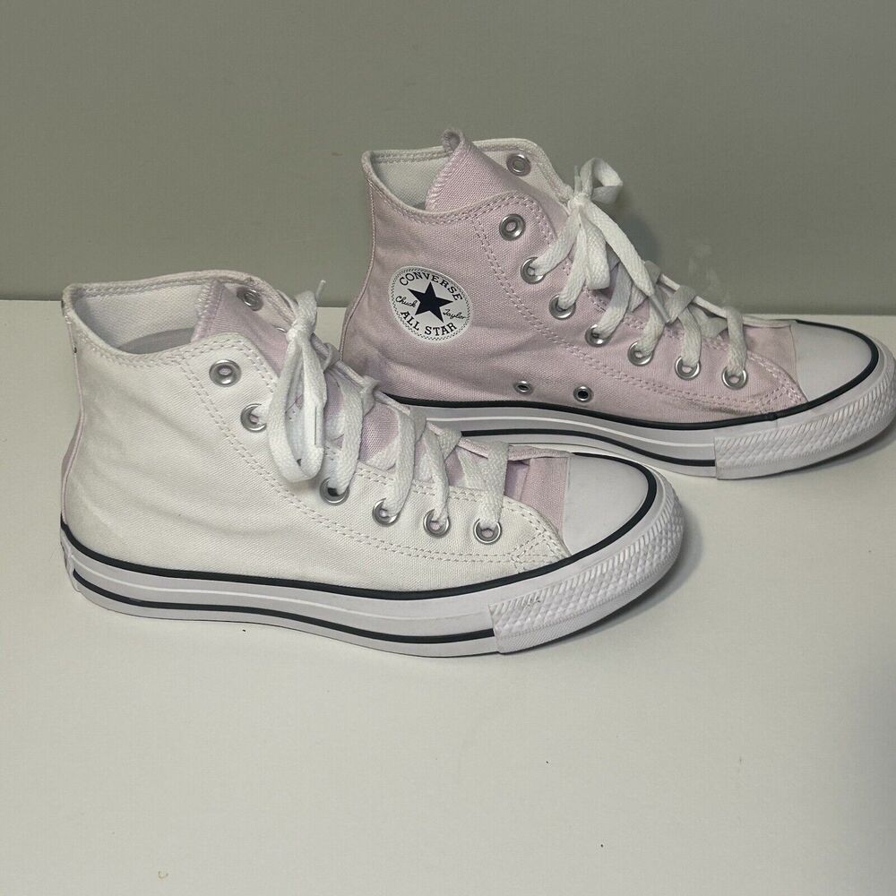 Converse Chuck Taylor All Star High Top Velvet Sneakers Size 6 Women's Pink Shoe
